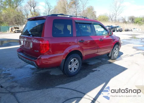 2004 Honda Pilot Ex-L из США, поврежденный, VIN 2HKYF18544H583527
